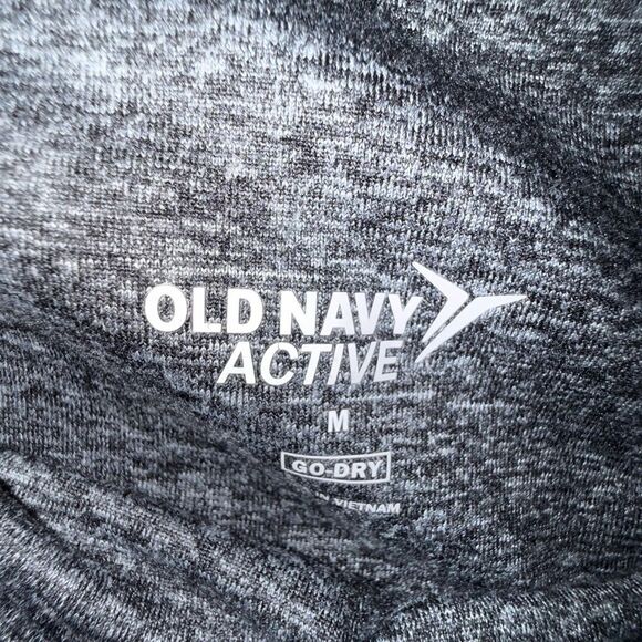Old Navy Go Dry Charcoal Leggings Medium - Picture 3 of 7